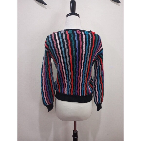 Vintage 70's Helga Howie San Francisco Wool Sweater - M - Picture 3 of 8